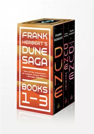 Kindle Frank Herbert's Dune Saga 3-Book Boxed Set: Dune, Dune Messiah, and Child
