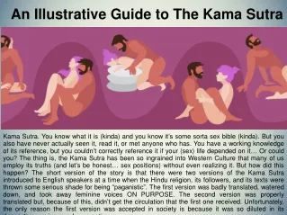 An Illustrative Guide to The Kama Sutra