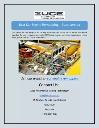 car engine remappingBest Car Engine Remapping | Zuce.com.au