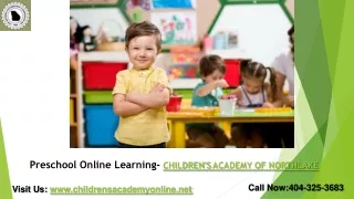 Preschool Programs- Children_s Academy of Northlake
