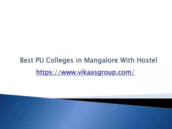 best pu colleges in mangalore with hostel