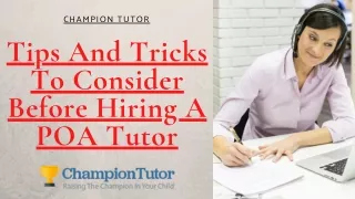 champion tutor