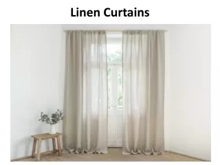 linen curtains