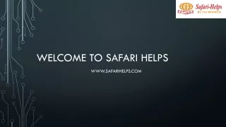 Obtain Marketing for Travel Agency| Safari Helps