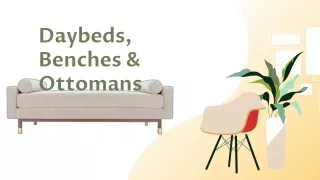 Best Ottomans and Benches At Affordable Range