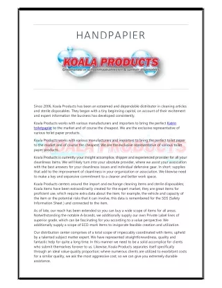 handpapier