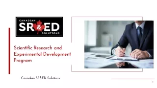 scientific research and experimental development program