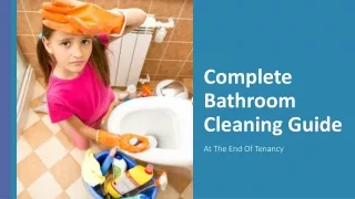 complete bathroom cleaning guide
