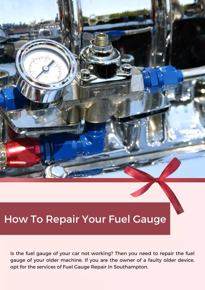 how to repair your fuel gauge