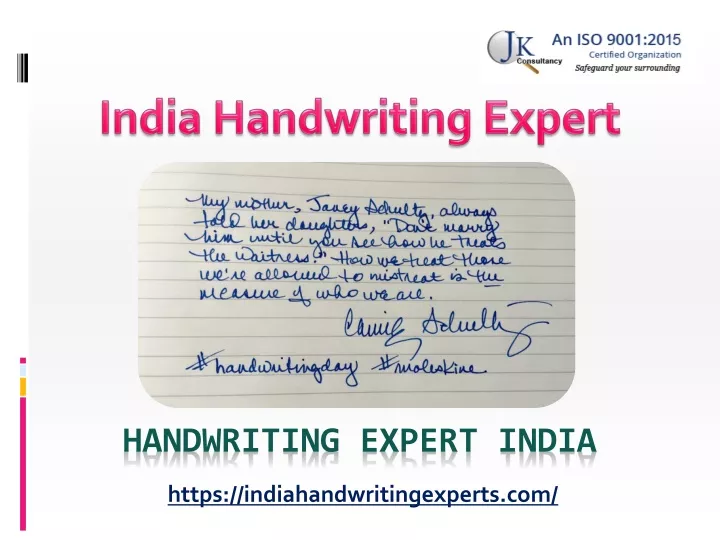 handwriting expert india