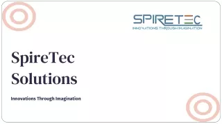 SpireTec Solutions presentation