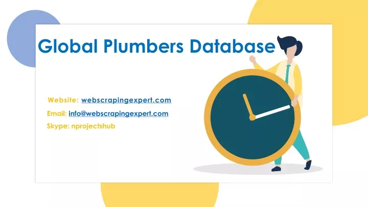 global plumbers database