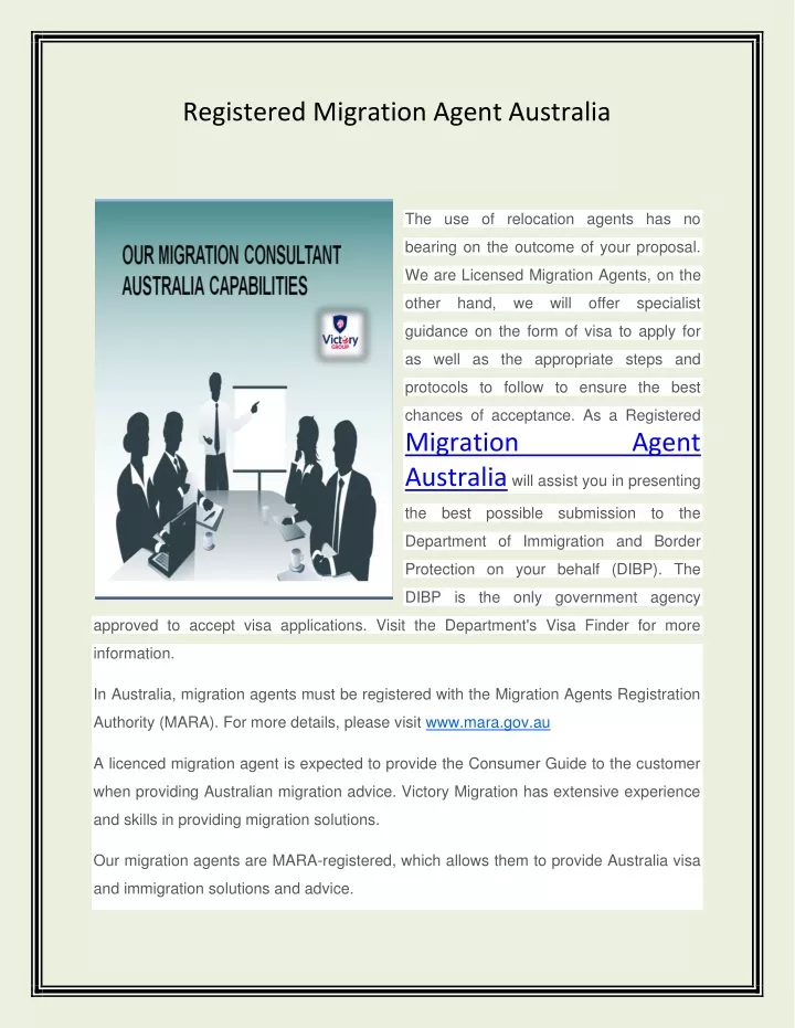 Ppt Registered Migration Agent Australia Powerpoint Presentation Free Download Id11048108 