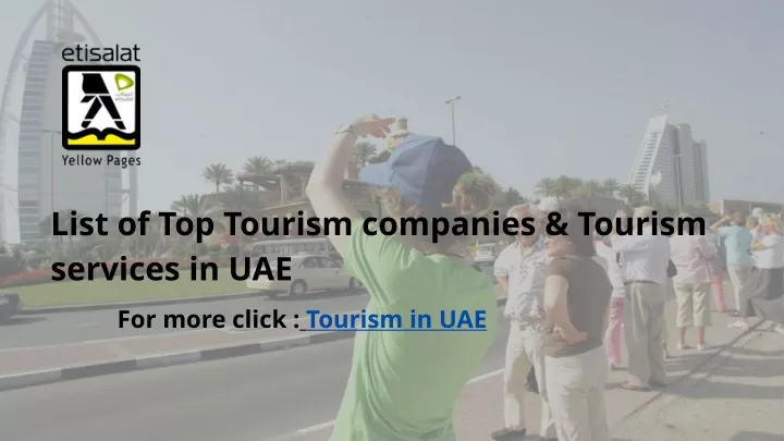 list of top tourism companies tourism services