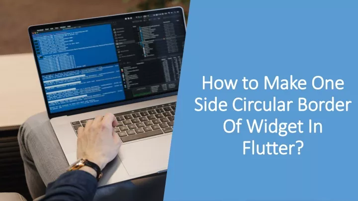 how to make one how to make one side circular