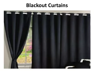 blackout curtains