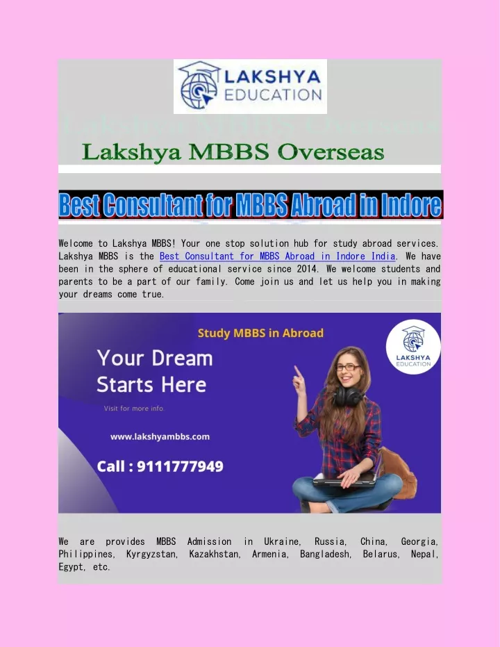 welcome to lakshya mbbs your one stop solution