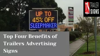 Best Electronic Sign Board In Melbourne | Trailer Signs