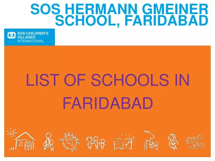 sos hermann gmeiner school faridabad