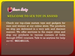 Sex Toys In Anand | Securesextoy | Call 9831491115
