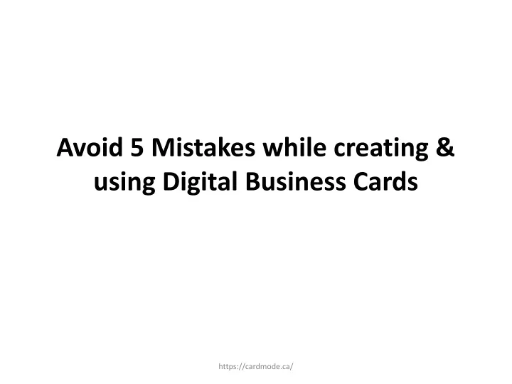 avoid 5 mistakes while creating using digital