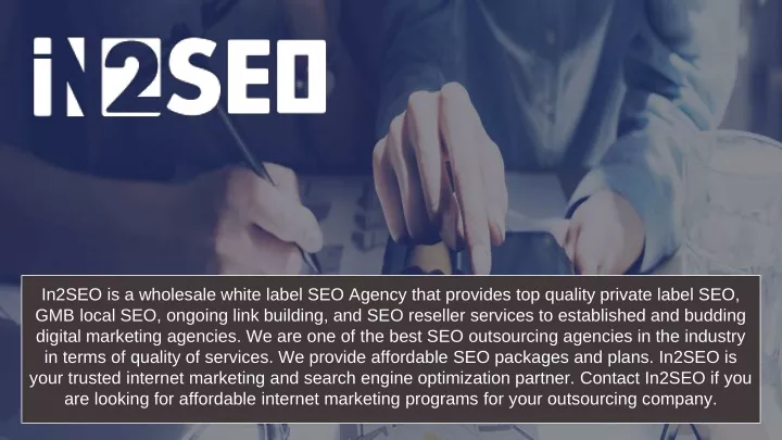 in2seo is a wholesale white label seo agency that