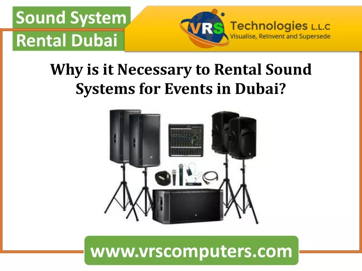 sound system rental dubai