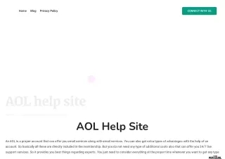 AOL Help Site