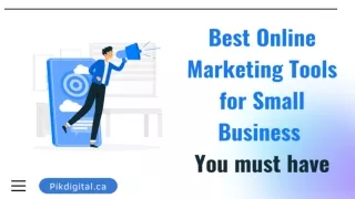 Best Online Marketing Tools for Small Business
