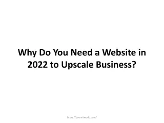 why do you need a website in 2022 to upscale