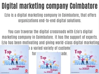 Digital Marketing Company Coimbatore
