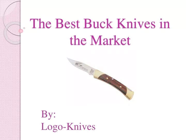 the best buck knives in the market