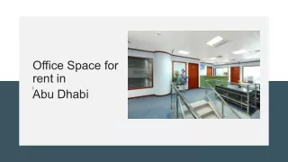 Office Space for Rent in Abu Dhabi