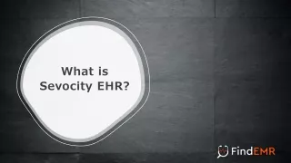 Sevocity EHR