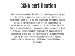 ccna certification