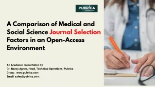 a comparison of medical and social science