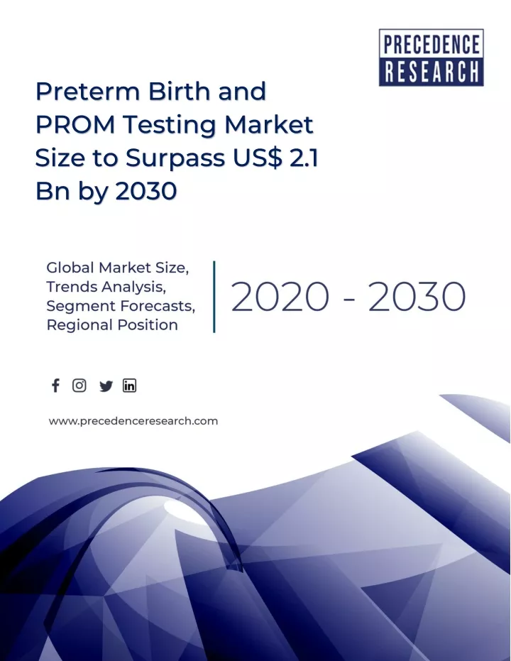 preterm birth and prom testing market size
