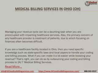 Medical Billing Services in Ohio (OH)