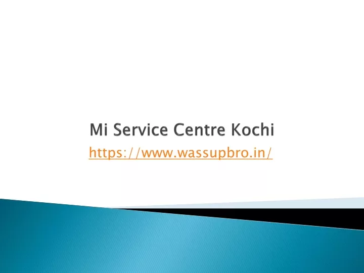 mi service centre kochi