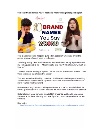 famous brand names you re probably pronouncing