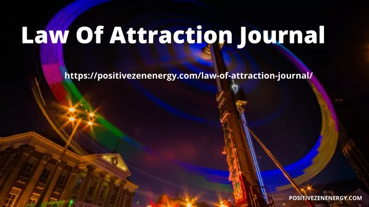 law of attraction journal