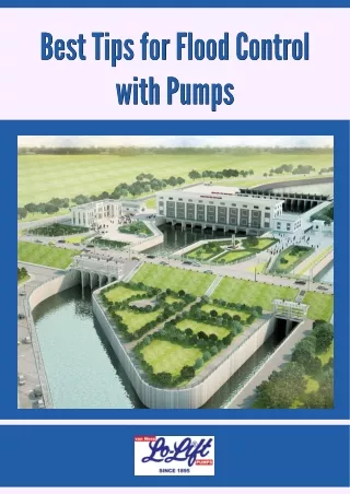 Best Tips for Flood Control with Pumps