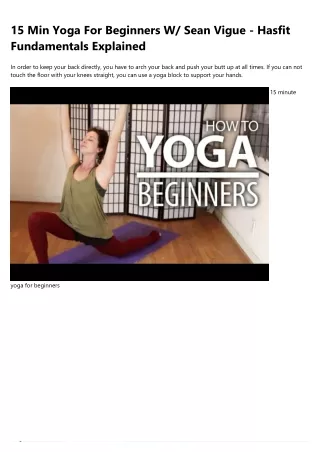 How to Create an Awesome Instagram Video About Beginners yoga at home 15 min