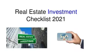 Real Estate Investment And Consultent