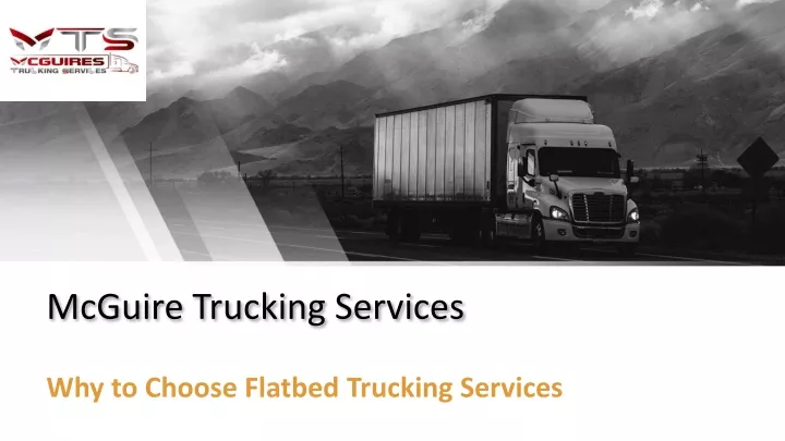 mcguire trucking services