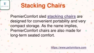 stacking chairs