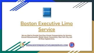 Limo Services in Boston