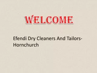 Get The Best Tailoring in Hornchurch.