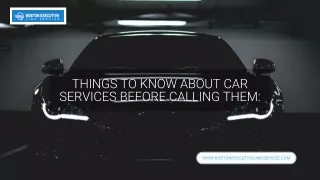 Boston Car Service