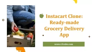 instacart clone ready made grocery delivery app